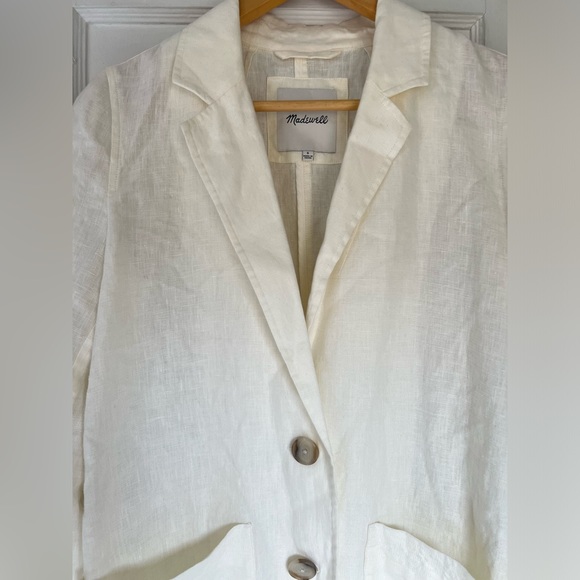 Madewell Linen Blazer - Picture 2 of 5